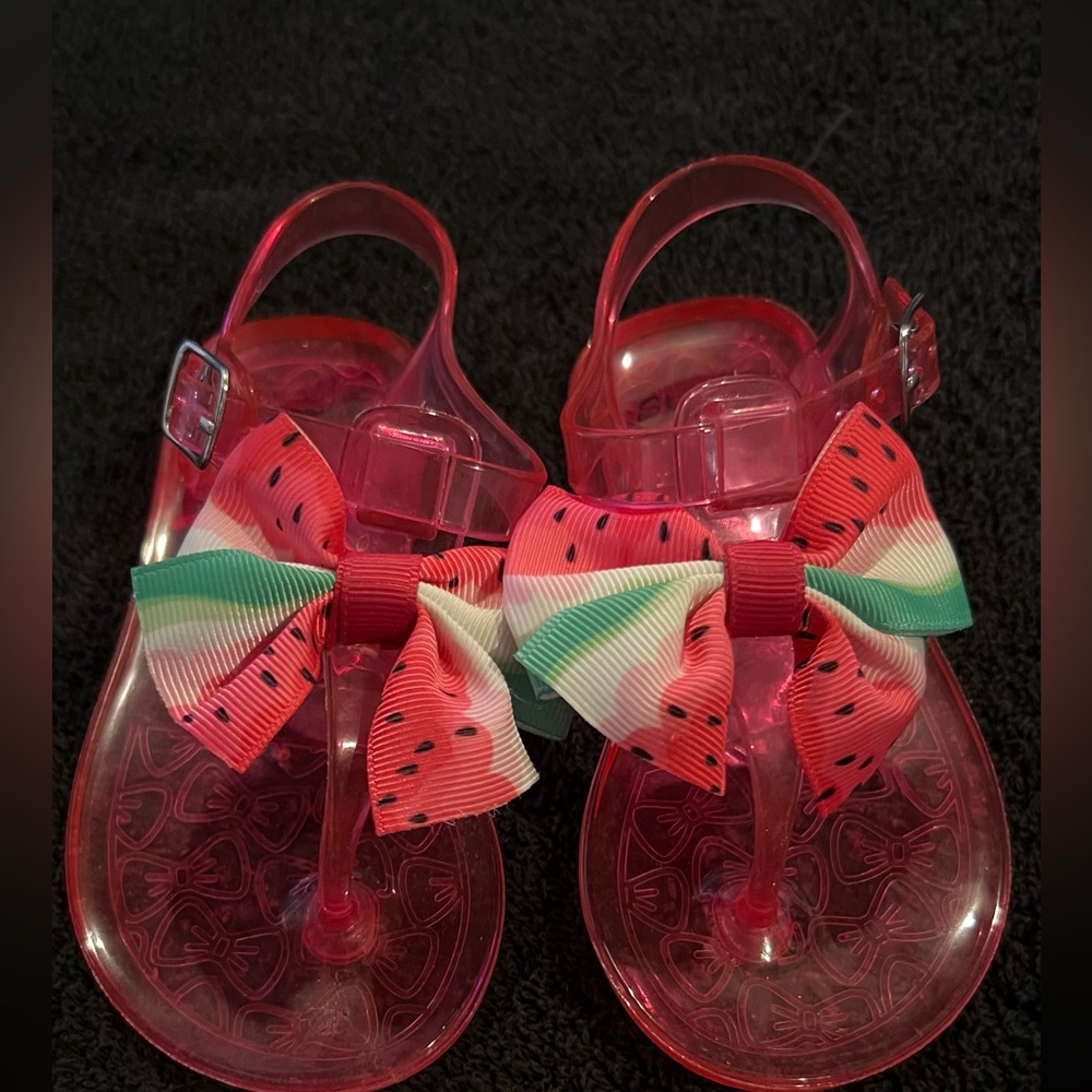 Pink jelly sandal